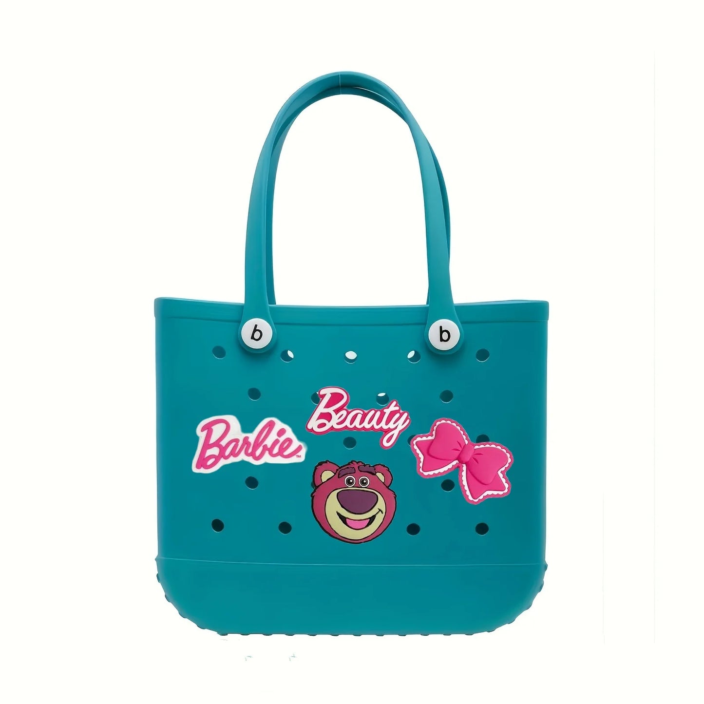Kawaii Jelly Beach Tote – Waterproof EVA Bag (Medium)