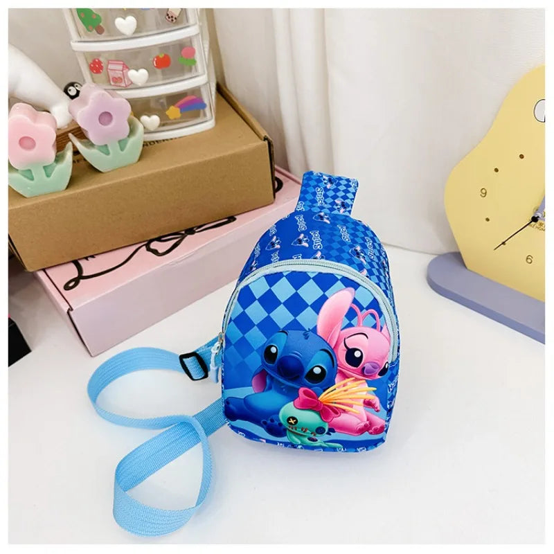 Kawaii Cartoon Chest Bag – Mini Crossbody Waist Pouch for Kids