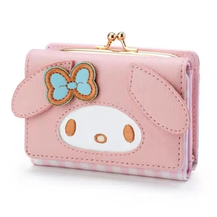 Kawaii Cartoon Wallet – Cute Zip Coin & Card Holder