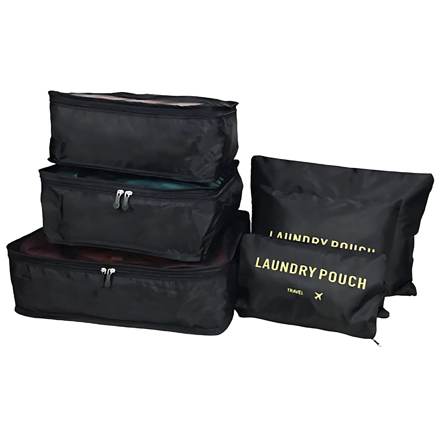 6-Piece Packing Cubes Set – Travel Organizers & Storage Bags