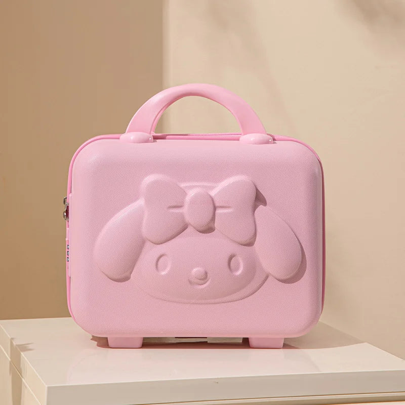 Pink Kawaii Makeup Bag – Large Capacity Travel Organizer