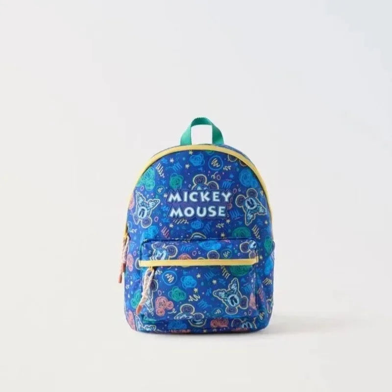 Cartoon Mouse Canvas Backpack – Large Capacity School & Travel Bag