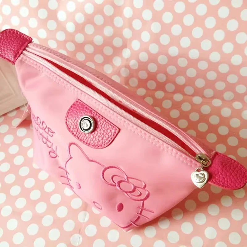 Kawaii Cartoon Makeup & Pencil Bag – Waterproof Large Capacity Storage Pouch