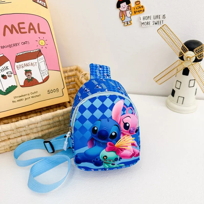 Kawaii Cartoon Chest Bag – Mini Crossbody Waist Pouch for Kids