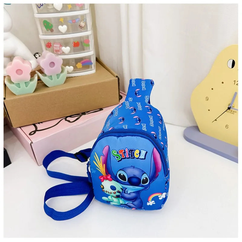 Kawaii Cartoon Chest Bag – Mini Crossbody Waist Pouch for Kids