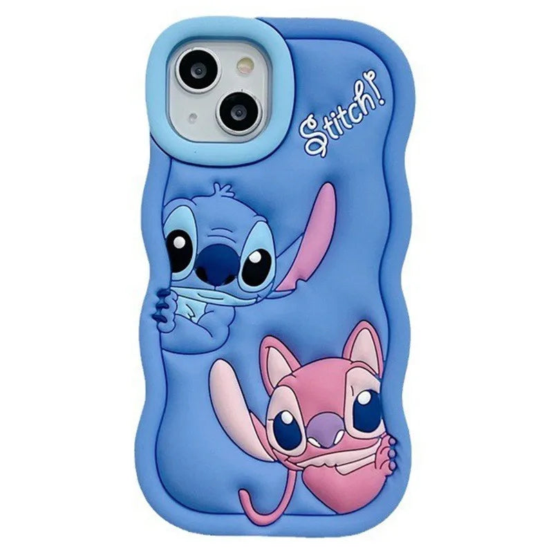 Cute Cartoon Soft TPU Phone Case – iPhone 14, 15 & 16 Series