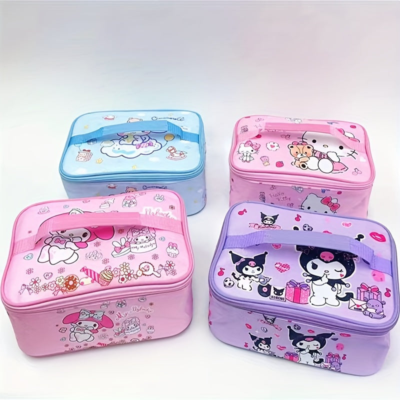 Kawaii Character Insulated Lunch Bag – Water-Resistant Cooler Tote