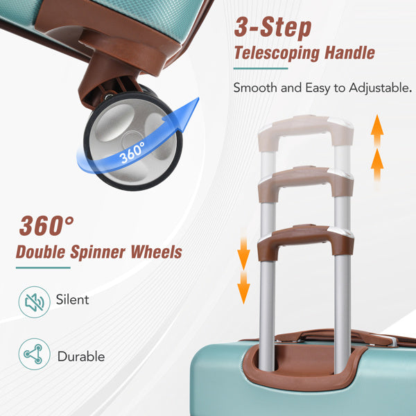 Light & Easy 2-Piece 20” Luggage Set – TSA-Approved